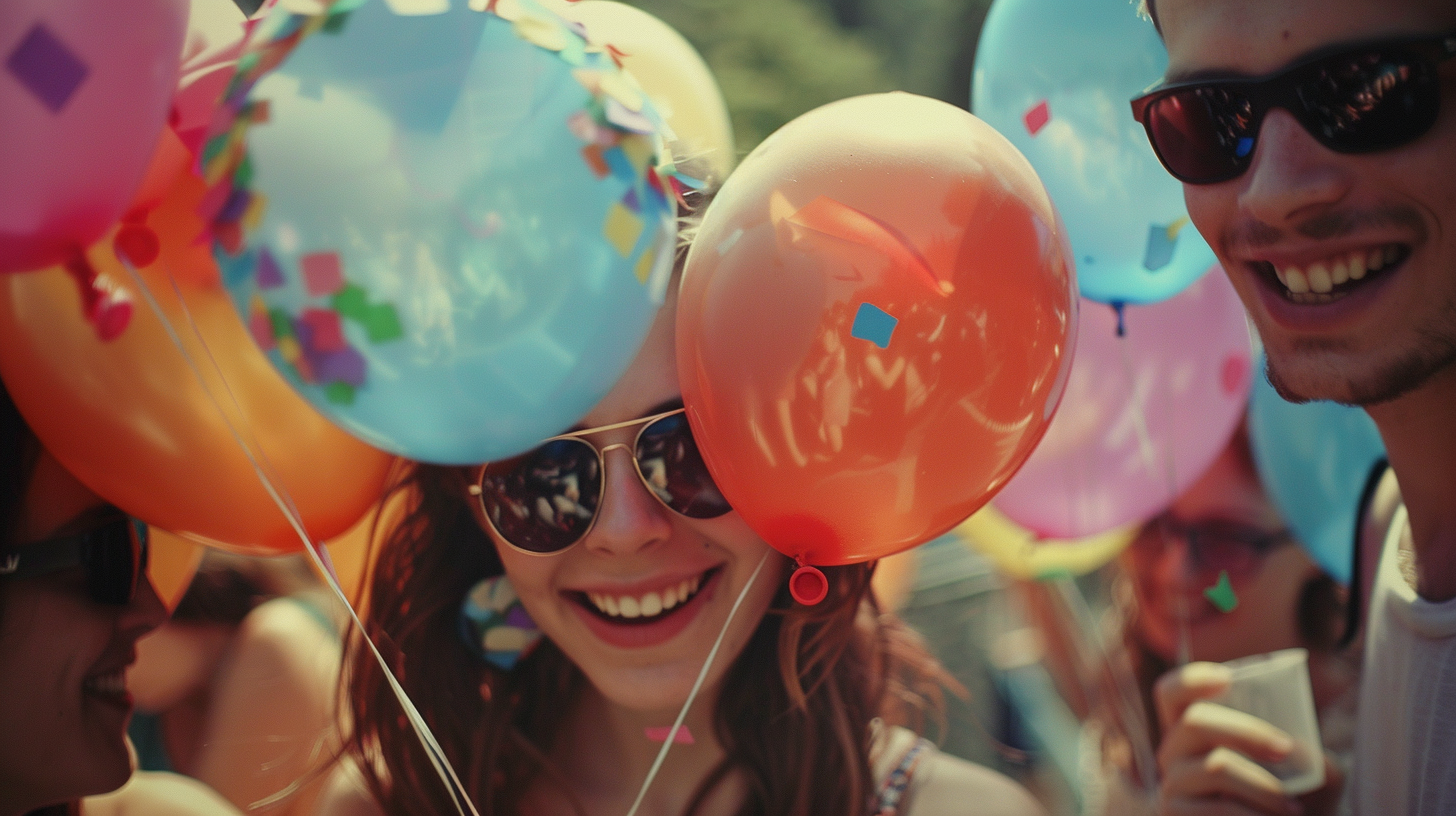 Bedruckte Luftballons: ein farbenfroher Höhepunkt jeder Firmenfeier